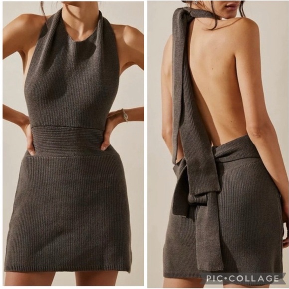 Free People Orchid Convertible Low-Back Mini Black Backless Dress. Size XS. New - Picture 8 of 9